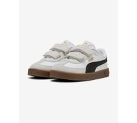 Puma Club II Era V Shoes White Neutral Beige Black Kids - 25