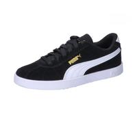 PUMA Club II JR Sneaker, Black White Gold, 5.5 UK