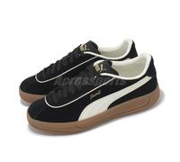 Puma Club Klassika SD Black Beige Gum Women Lifestyle Casual Shoes 400718-02