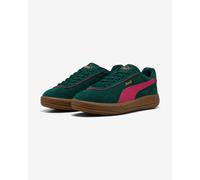 Puma Club Klassika Shoes Dark Green Pink Women - 36