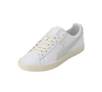 Clyde Base Leather Trainers White/Frosted Ivory 9.5 UK