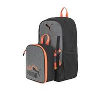 PUMA Colony Lunch Kit & Backpack Combo, Heather Grey/Heat Fire, M, Colony Lunch Kit & Backpack Combo