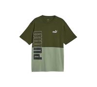 Puma Colourblock T-Shirt Green
