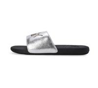 Puma Unisex Adults Cool Cat 2.0 Metallic Shine Slide Sandals, Puma Silver-Puma Gold-Puma Black, 6 UK