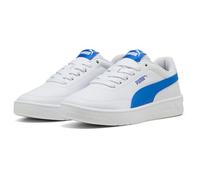 PUMA Court Classic Clean JR Sneaker, White-Mountain Blue, 6 UK