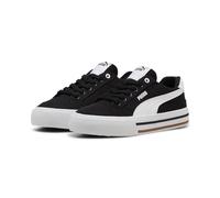 PUMA Court Classic Vulc FS JR Sneaker, Black White, 3.5 UK
