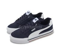 Puma Court Classic Vulc FS Navy White Men Unisex Casual Lifestyle Shoe 396353-17