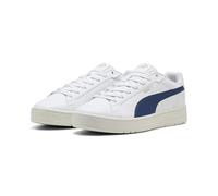 PUMA Court Classico, Shoes Kids, White with Blue, 27.5 cm