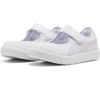 PUMA COURTFLEX V3 LINA V PS Sneaker, White-Lilac Frost, 2 UK Child