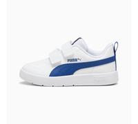 PUMA Courtflex V3 Sneakers Trainers Kids Unisex - PUMA White-Clyde Royal - Kids Size UK 1