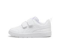 PUMA Courtflex V3 Sneakers Kids, White/Silver Mist, size 2