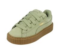 Fenty x PUMA Creeper Phatty Earth Tone Sneakers Unisex, Green Fog/Gold/Gum, size 3