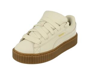 Puma Creeper Phatty Nubuck Unisex Trainers - Beige Leather - Size UK 3.5