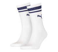PUMA Crew Heritage Stripe Socks 2 Pack - Unisex