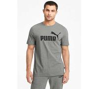Puma Crew Neck Logo Printed T-Shirt Medium Grey