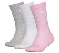 PUMA Unisex Kid's Crew Socken, Rose Water, 27/30 (Pack of 3)
