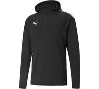 PUMA Men's teamLIGA Training Fleece Sweater, Puma Black-puma White, size: L