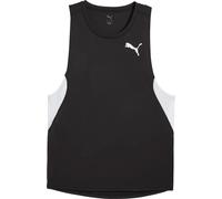 Puma Cross The Line 3 Mens Running Vest Black Run Sleeveless Round Neck Tank Top