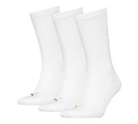 PUMA Cushioned Crew Sock, White Combo, 35-38 (Pack of 3)