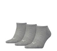 Puma Sneaker, Middle Grey Melange, 35/38 (Pack of 3)