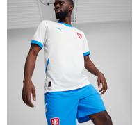 PUMA Czech Republic 2024 Away Jersey Men, White/Ignite Blue, size Large