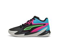 PUMA The Dagger Basketball Shoes Unisex, Black/Pink Pes, size 11
