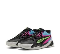 PUMA Dagger Jr Basketball Trainers Unisex Kids Black/Pink 3 UK Child