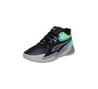 Puma Dagger, Unisex Adult Basketball Shoes, Black Bright Aqua Green Glare, 7 UK