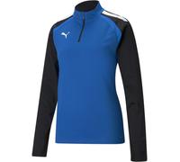 Puma Womens teamLIGA 1 4 Zip Training Top Navy
