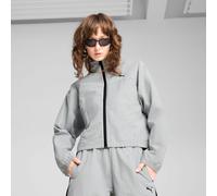 PUMA Dare To Oversized Zip-Off Woven Jacket Women, Flat Light Grey, size Medium