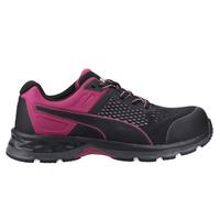 Puma Define Womens Safety | Safety Footwear | Black / Pink | UK Size 8