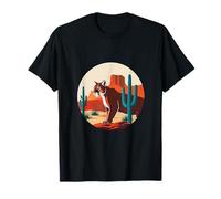 Puma Desert Landscape Illustration T-Shirt