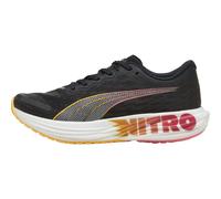 Puma Deviate Nitro 2 Mens Running Shoes Black Cushioned Sports Training Trainers