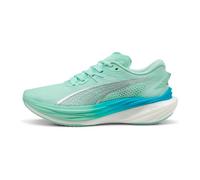 PUMA Women's Deviate NITRO 3 Running Shoes - Mint Melt/Speed Blue - UK 5 - Green