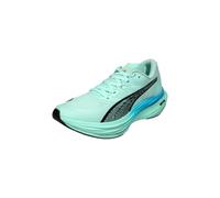 Puma Deviate Nitro 3 Mens Running Shoes Green Cushioned Carbon Sports Trainers