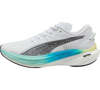 Puma Deviate Nitro 3 Mens Running Shoes White Cushioned Carbon Sports Trainers