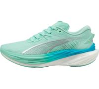Puma Deviate Nitro 3 Womens Running Shoes Green Cushioned Carbon Sports Trainers