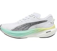 Puma Deviate Nitro 3 Womens Running Shoes White Cushioned Carbon Sports Trainers