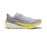 PUMA Mens Deviate Nitro 4 Road Running Shoes Silver/Green 8 UK
