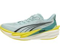 Puma Deviate Nitro 4 Womens Running Shoes Blue Cushioned Carbon Comfort Trainers