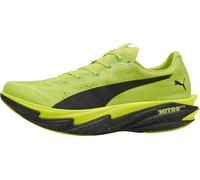 Puma Deviate Nitro Elite 4 Men's Running Shoes | UK 7 in Sunny Lime/Black