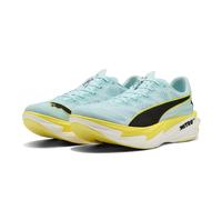 Puma Deviate Nitro Elite 4 Men's Running Shoes | UK 10 in Fresh Water/Lemon Crush/Black