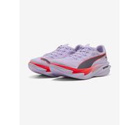 Puma Deviate NITRO Elite 4 shoes lilac red black women - 37.5