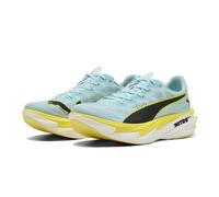 Puma Deviate Nitro Elite 4 Women's Running Shoes | UK 6 in Fresh Water/Lemon Crush/Black