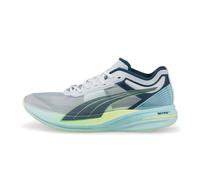 Puma Deviate Nitro Elite Racer Men's Running Shoes | UK 10 in White Dark Slate