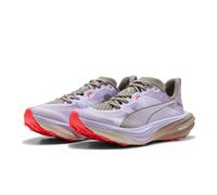 Puma Deviate Nitro Elite Women's Trail Running Shoes | UK 5 in Light Lavender/Mouse Grey/Ultra Red