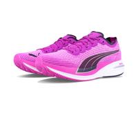 Puma Deviate Nitro Women's Running Shoes | UK 8 in Deep Orchid/Black/Metallic Silver