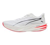 Puma Deviate Pure Nitro White / Ultra Red / Silver Men's Running Footwear UK 10.5
