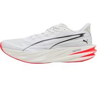 Puma Deviate Pure Nitro White / Ultra Red / Silver Men's Running Footwear UK 11