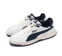 Puma Doublecourt White Club Navy Men LifeStyle Casual Shoes Sneakers 393284-13